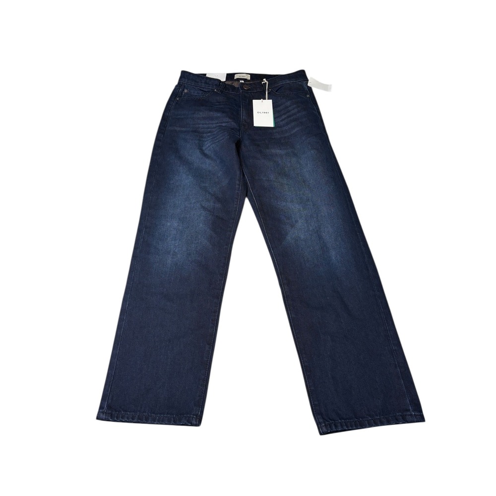 NWT DL1961 Mens Lisbon Noah Vintage Straight Dark‎ Wash Jeans Size 30x28 $298